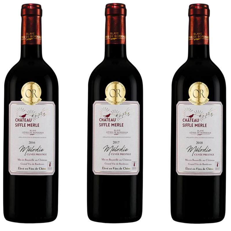 Trio tout merlot